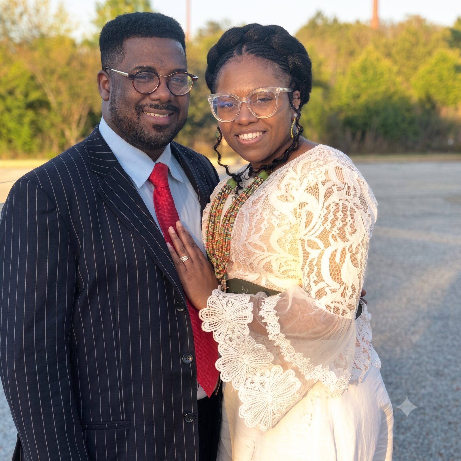 Bishop G. F. Austin III with his wife, standing together in ministry