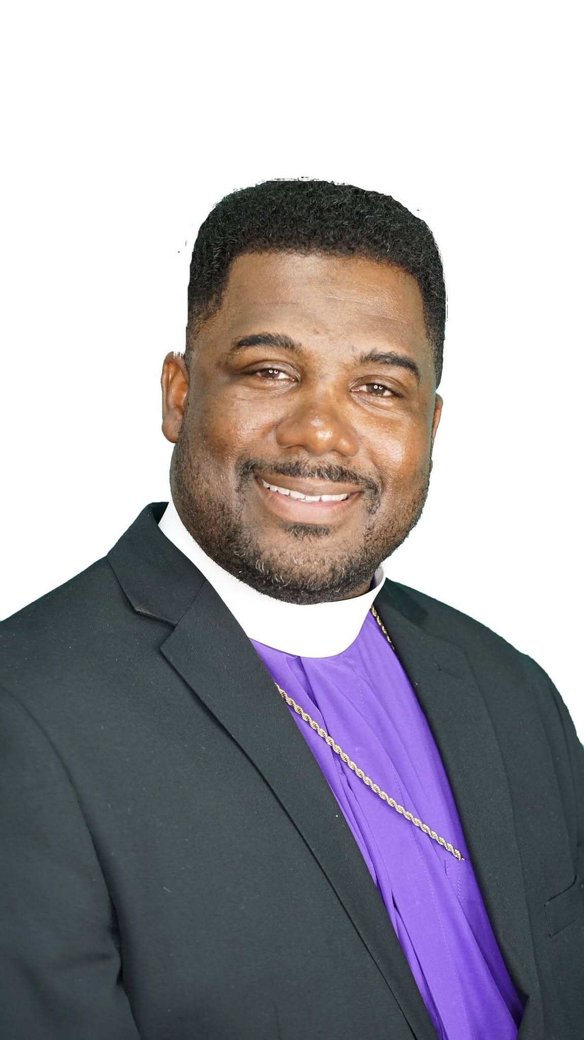 Suffragan Bishop G. F. Austin III, official portrait in clergy vestments